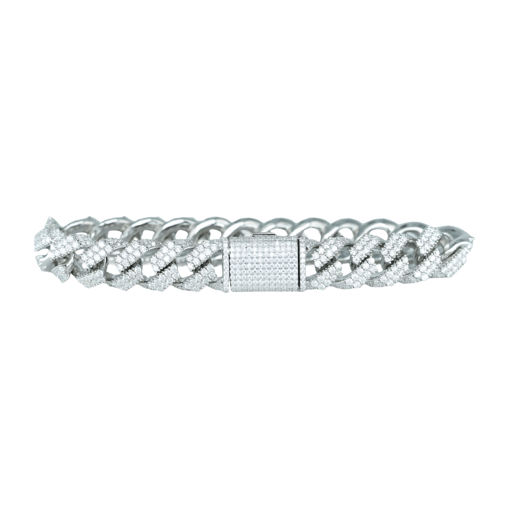 13mm VVS Moissanite Diamond Bracelet