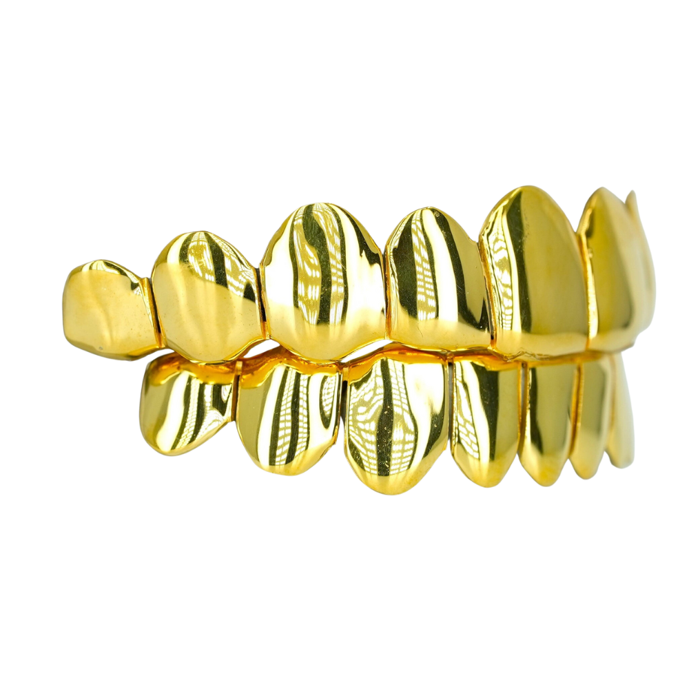 Solid Grillz – Gold, Silver, & Rose Gold Perfection