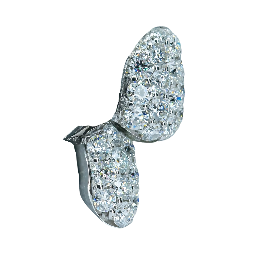 Fang with Back Bar 6 Pointer VVS Moissanite Diamond Grillz – Bold Edge, Radiant Shine