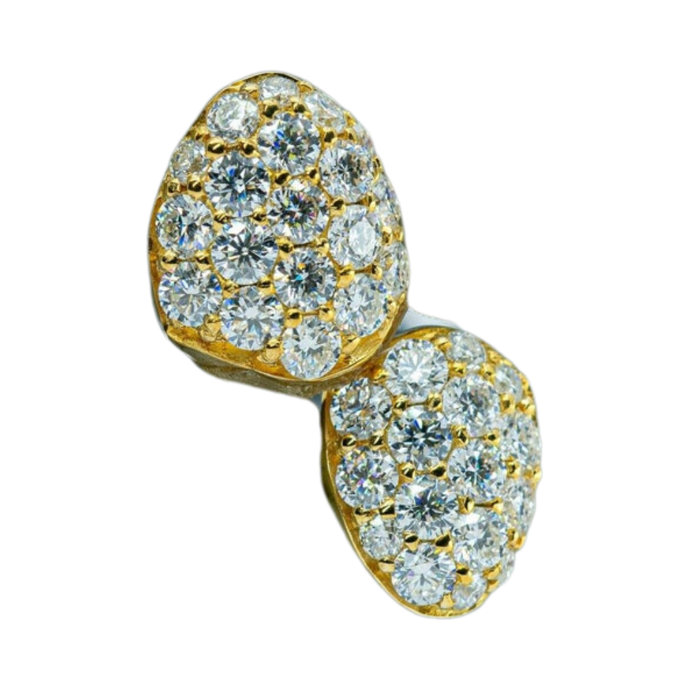 Fang with Back Bar 6 Pointer VVS Moissanite Diamond Grillz – Bold Edge, Radiant Shine