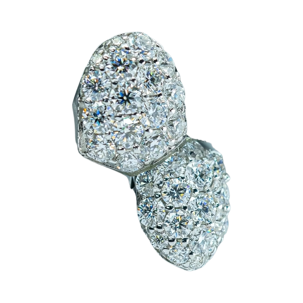 Fang with Back Bar 6 Pointer VVS Moissanite Diamond Grillz – Bold Edge, Radiant Shine