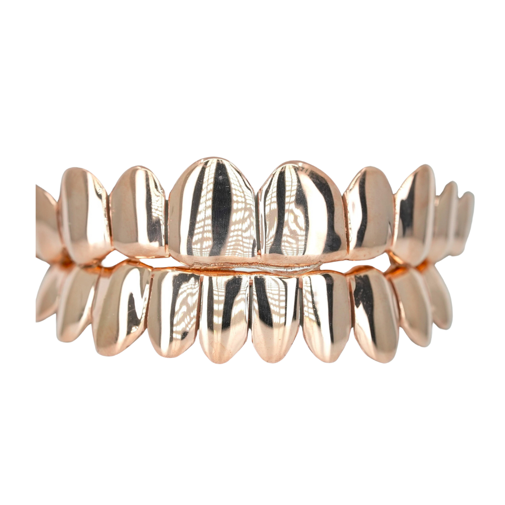 Solid Grillz – Gold, Silver, & Rose Gold Perfection