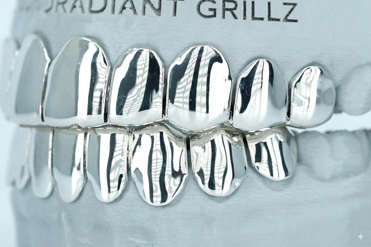 Solid Grillz – Gold, Silver, & Rose Gold Perfection