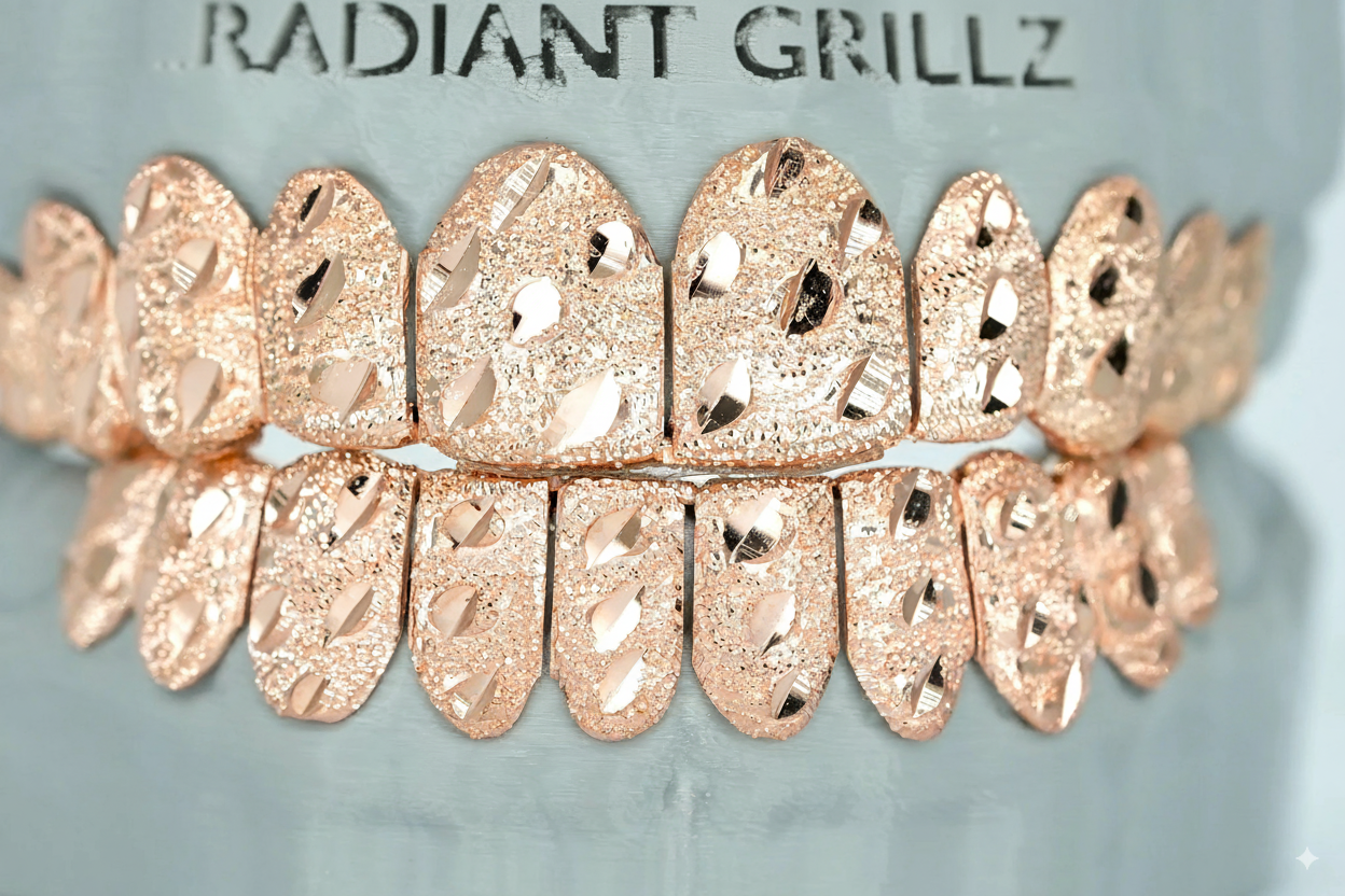 Nugget Cut & Diamond Dust Grillz