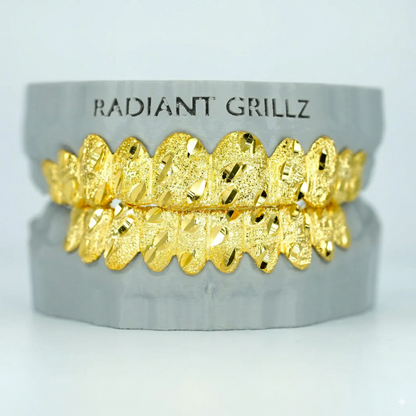 Nugget Cut & Diamond Dust Grillz