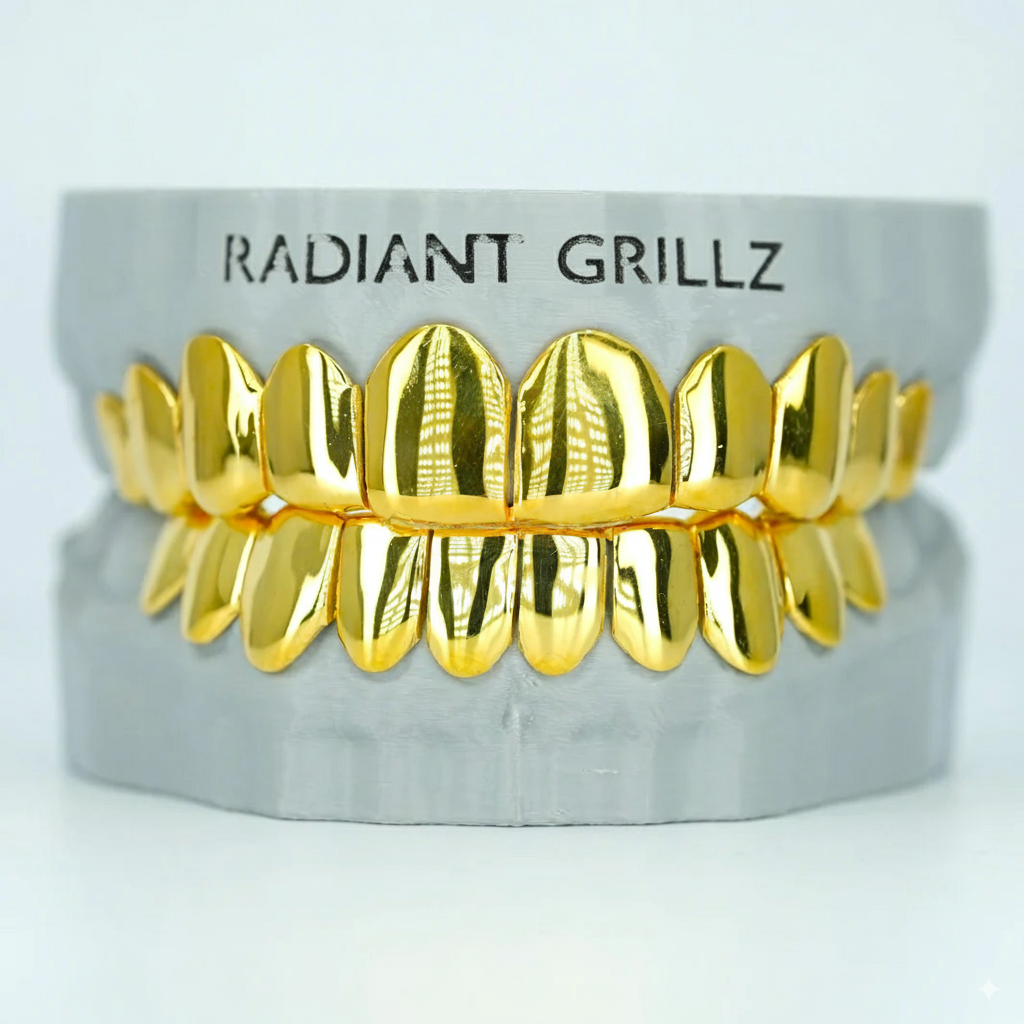 Solid Grillz – Gold, Silver, & Rose Gold Perfection