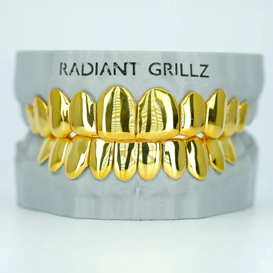 Solid Grillz – Gold, Silver, & Rose Gold Perfection