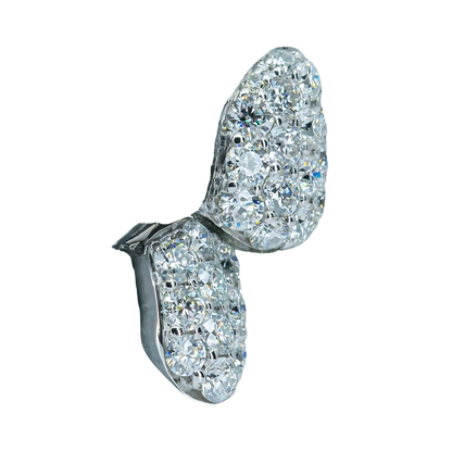 Fang with Back Bar 6 Pointer VVS Moissanite Diamond Grillz – Bold Edge, Radiant Shine