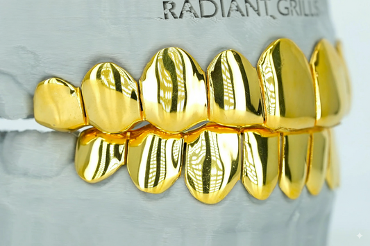 Solid Grillz – Gold, Silver, & Rose Gold Perfection