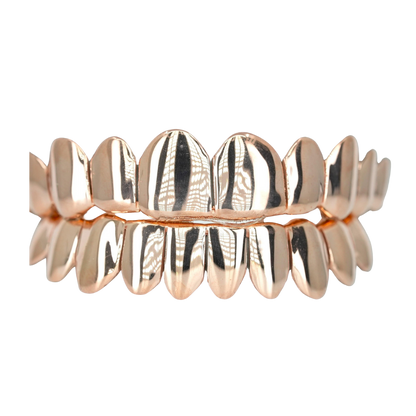 Solid Grillz – Gold, Silver, & Rose Gold Perfection