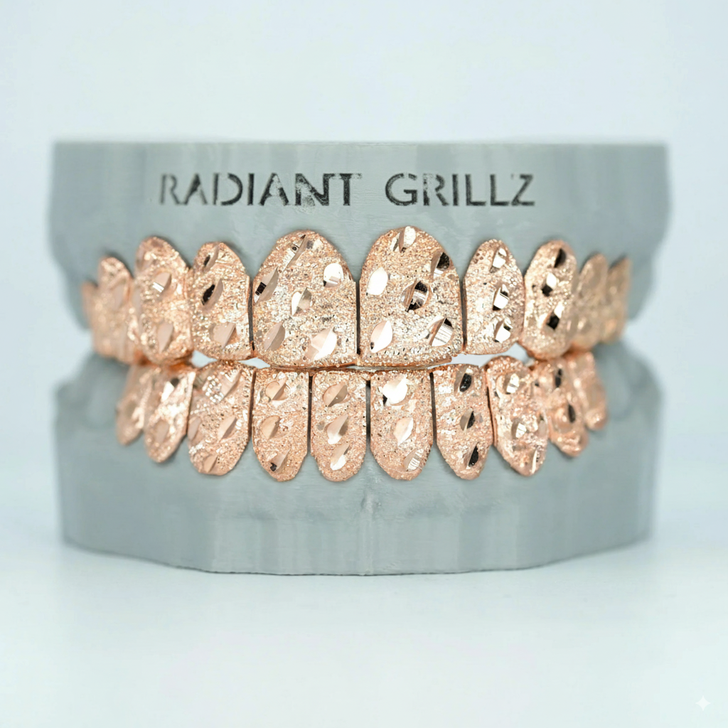 Nugget Cut & Diamond Dust Grillz