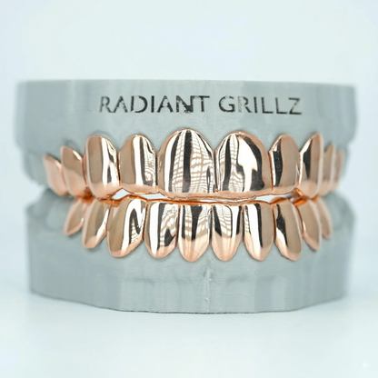 Solid Grillz – Gold, Silver, & Rose Gold Perfection