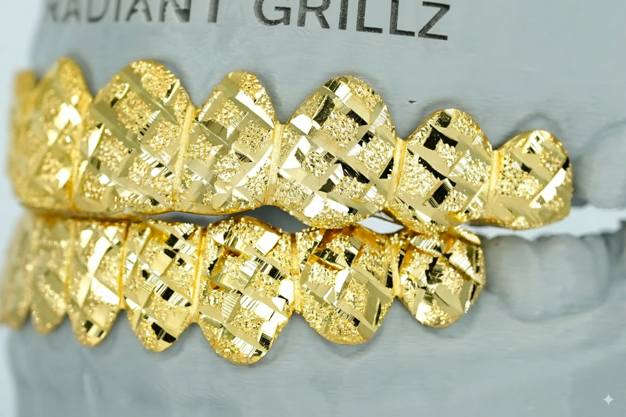 Diamond Cut & Diamond Dust Grillz