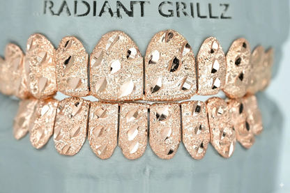Nugget Cut & Diamond Dust Grillz