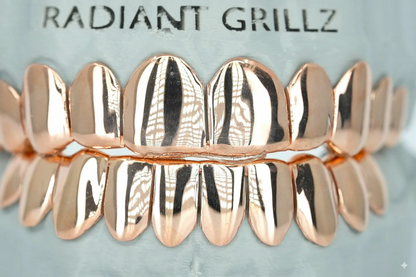Solid Grillz – Gold, Silver, & Rose Gold Perfection