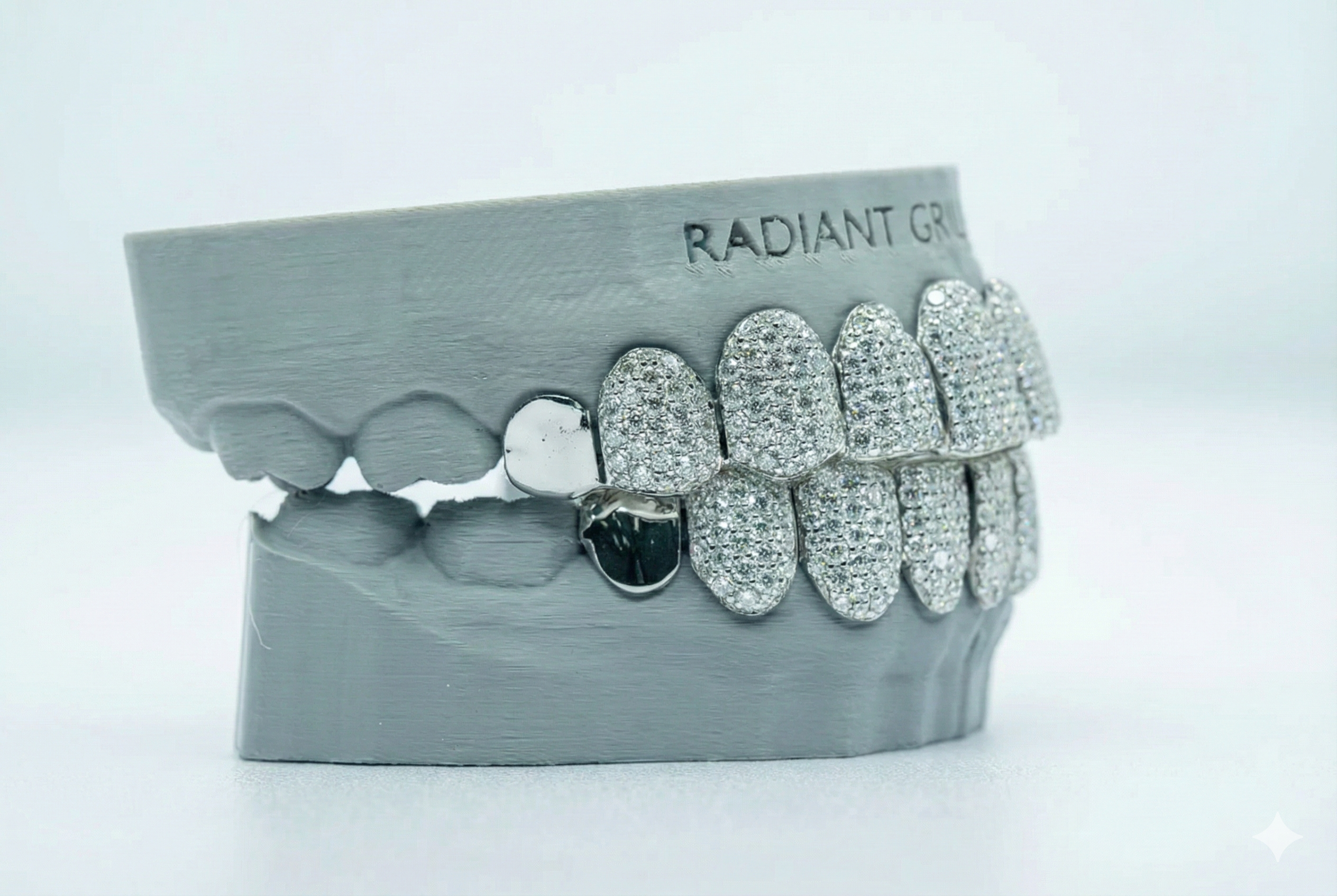 End Cap VVS Moissanite Diamond Grillz