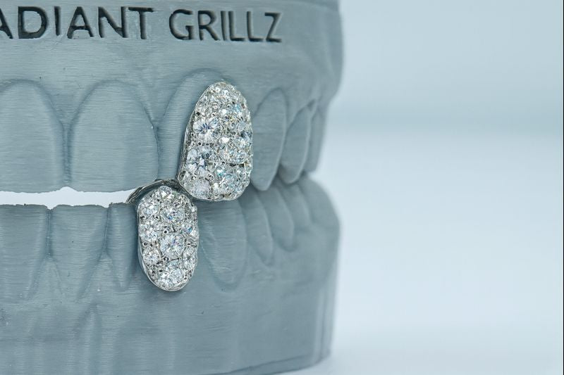 Fang With Back Bar 6 Pointer VVS Moissanite Diamond Grillz